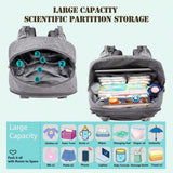 Diaper Bag Backpack with Pacifier Case – Maternity Baby Nappy Changing Bag | Newborn Essentials & Baby Registry Gift