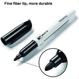 Black Dry Erase Markers Low Odor Fine Whiteboard Markers Thin Box of 12