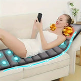 “Ultimate Full-Body Heated Vibration Massage Mat – 10 Motors Neck/Back/Leg Relief”