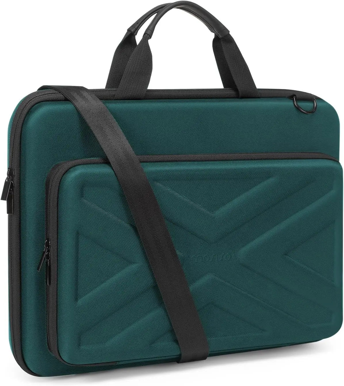 Hard Shell Waterproof Laptop Shoulder Bag (13–17 Inch) – Shockproof Case for MacBook Air/Pro M1–M4, HP, Dell, Lenovo, ASUS
