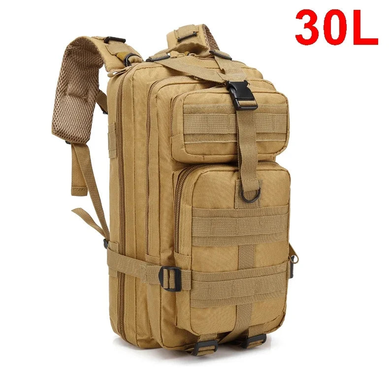 30–50L Tactical Survival Backpack – Modular Outdoor Assault Pack for Hiking, Trekking & Hunting