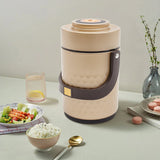 3-Tier Insulated Food Thermos Lunch Box – Sealed Stackable Thermal Container for School & Daily Use