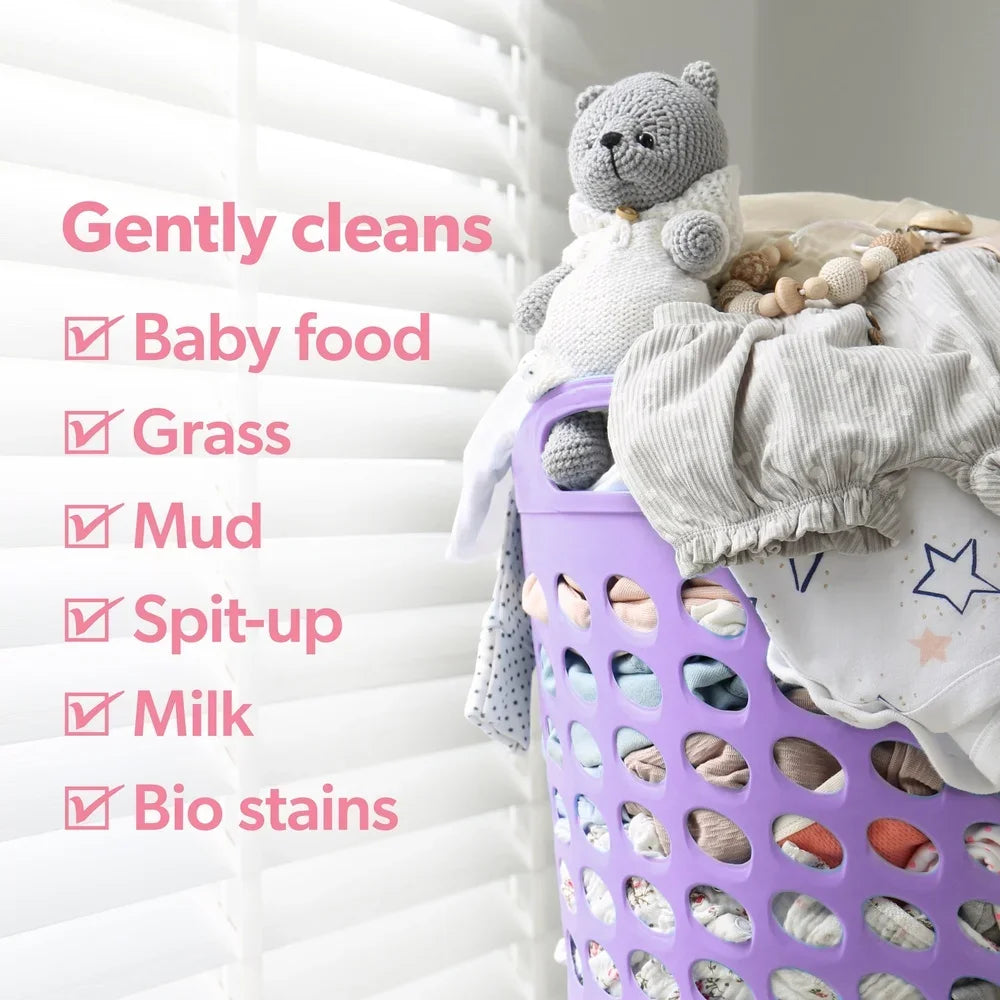 Baby Laundry Detergent Pacs – Hypoallergenic 25-Count XL Pods, Lavender Scent