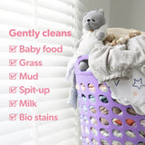 Baby Laundry Detergent Pacs – Hypoallergenic 25-Count XL Pods, Lavender Scent