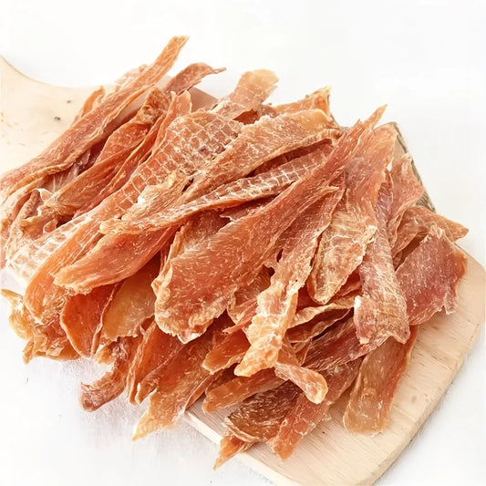 Chicken Jerky & Duck Jerky Dog Treats – High-Protein, Natural & Healthy Chews for All Breeds (150g / 5.29oz)