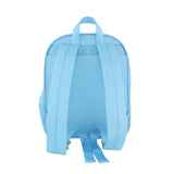 Blue Customizable Nylon Backpack – Spacious Travel & School Everyday Bag