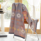 Cotton Gauze Bath Towel Set – 70×140 cm Adult Size Unisex Premium