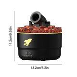 Cannon Blast Aroma Humidifier – Turret-Style Ultrasonic Diffuser with LED & Timer