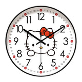 Cute Hello Kitty Wall Clock – Silent Non-Ticking Quartz Clock for Kids’ Bedroom & Nursery | Noiseless Sweep Movement