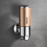 Wall-Mount Bathroom Liquid Soap Dispenser – Refillable Hand Sanitizer, Shampoo & Shower Gel Container