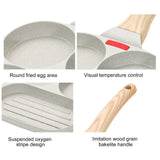 2-4 Holes Thickened Non-Stick Omelet & Pancake Frying Pan – Multi-Hole Breakfast Maker