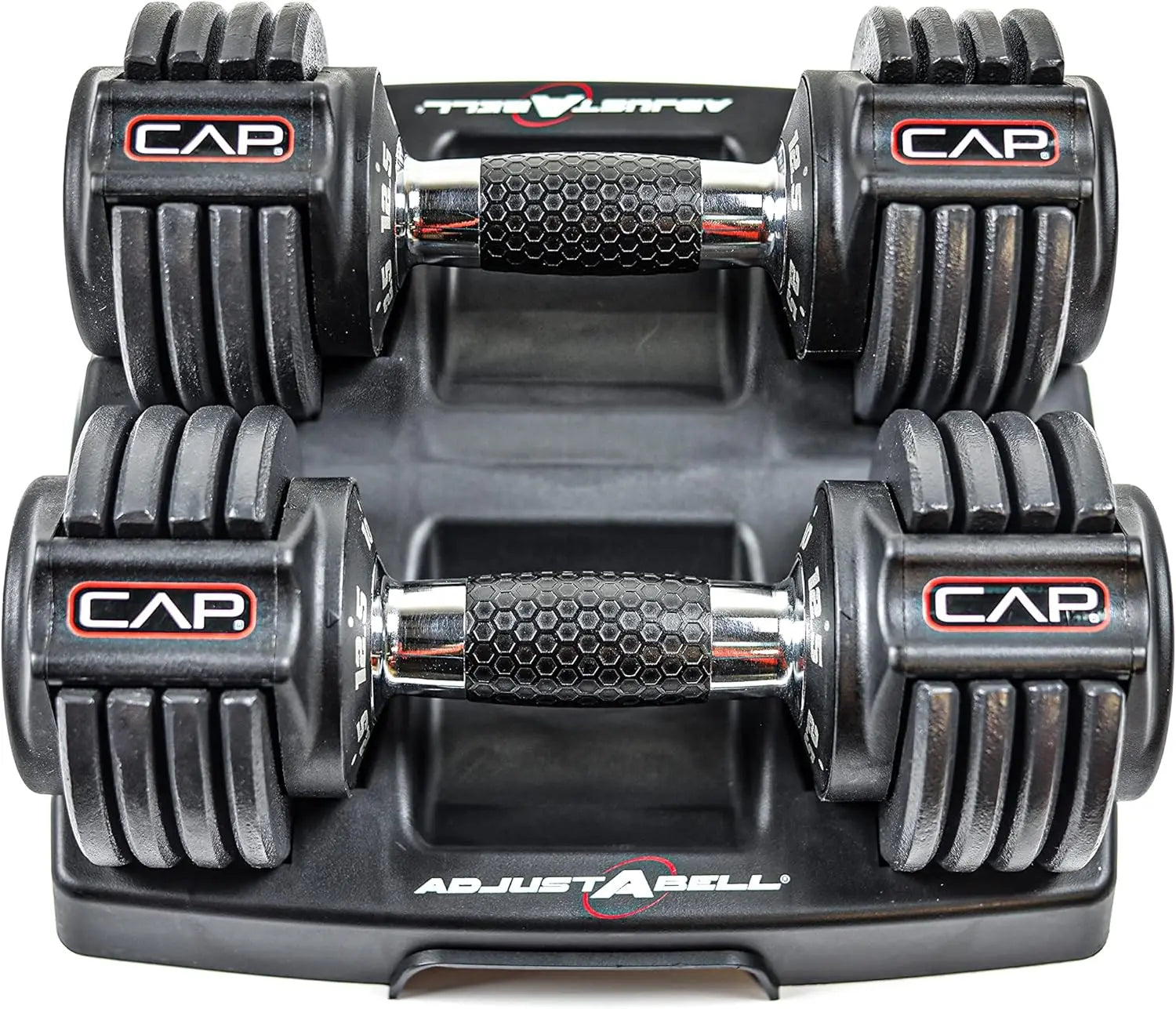 Adjustable Round Dumbbell Weights – 12.5LB / 25LB / 55LB Pairs & Single Options for Smart Home and Gym Training