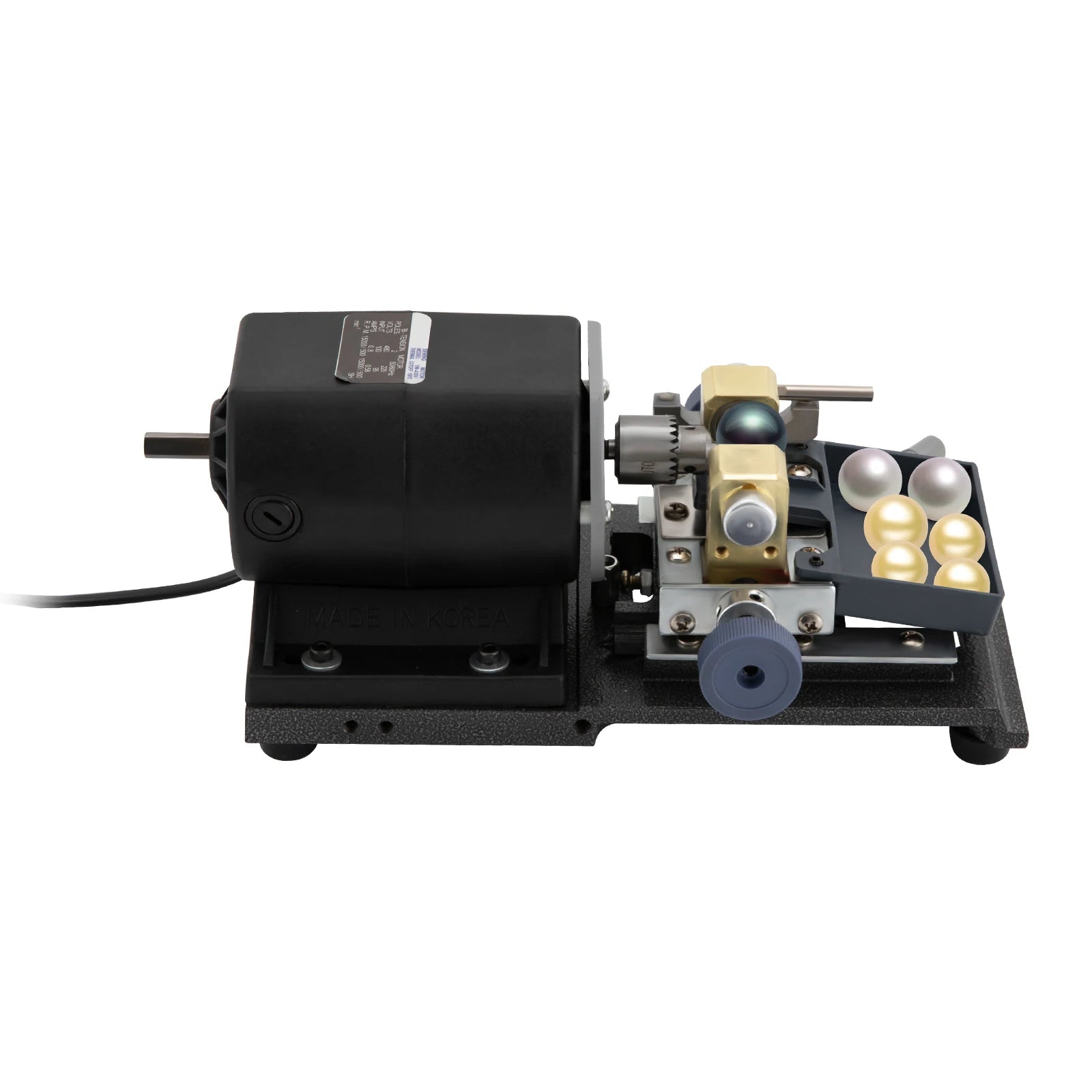 480W Pearl Drilling Machine Set – Precision Amber, Shell & Coral Driller | DIY Jewelry Making Tool (Green/Black)