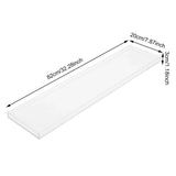 Expandable Bathtub Caddy Tray with Wine Glass & Book Holder – Luxury Acrylic/ Bamboo Bath Table Rack