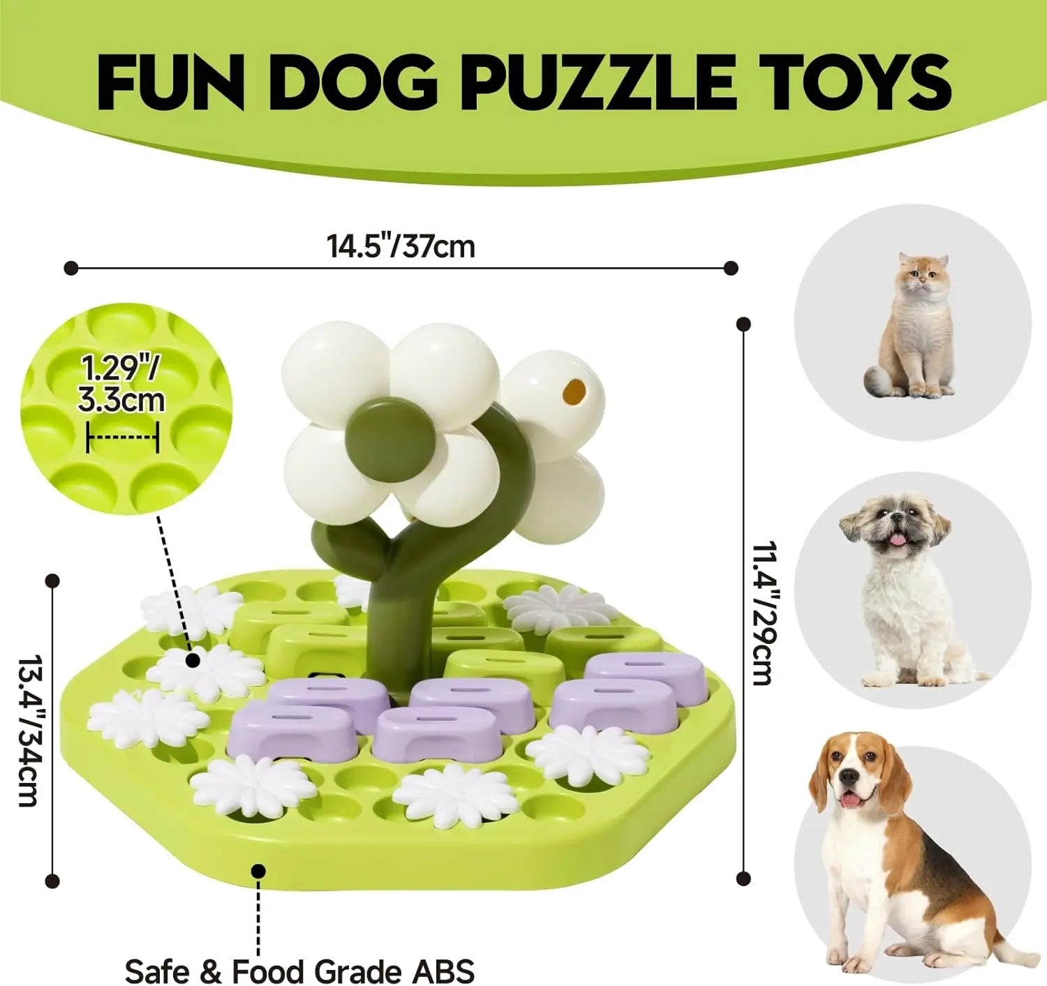 Mewoofun Level 4 Dog Puzzle Toy – Advanced IQ Training & Slow Feeder for All Breeds