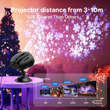 Double Head Snowfall Christmas Projector Lights – Waterproof Outdoor 2-in-1 Rotating Lamp with Remote & Timer