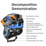 ROCKBROS Kids Bicycle Helmet – Impact Resistant Cycling Helmet for Children & Teenagers, MTB & Scooter Safety Protection