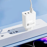 40W 3-Port Wall Charger – USB-C Fast Charging Phone Charger Block & Travel Plug Adapter for Home & Office