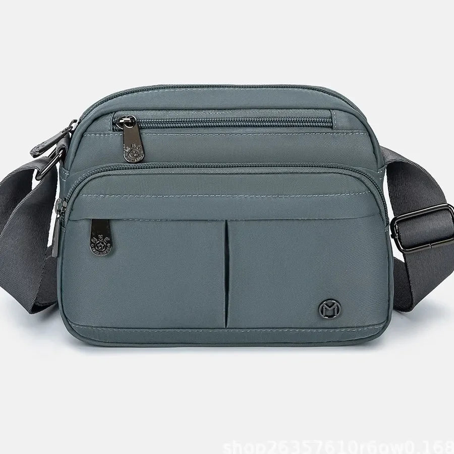 Unisex Waterproof Crossbody Bag – Large-Capacity Multi-Pocket Shoulder Bag for Travel, Work & Daily Use