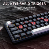 Mambasnake X Attack Shark X65 HE Wired Gaming Keyboard and R1 Mouse Combo – Rapid Trigger Magnetic Switch Keyboard with RGB Backlight