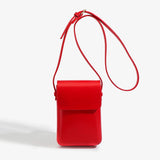 Minimalist Women’s Crossbody Bag – Retro PU Leather Shoulder Bag with Adjustable Strap