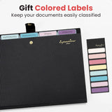 Expanding File Folder – Letter Size Accordion Organizer with 5 Pockets for Documents, School & Office Filing