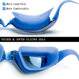 4-in-1 Premium Swimming Goggles & Cap Set – Waterproof, UV400 Protection, Anti-Fog Lens