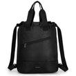 Composite Nylon Outdoor Backpack – Lightweight Reflective Bundle-Pocket Daypack | Black Travel & Hiking Bag
