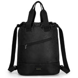 Composite Nylon Outdoor Backpack – Lightweight Reflective Bundle-Pocket Daypack | Black Travel & Hiking Bag