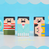 Creative Baldness Old Man Pencil Eraser – Funny Cartoon School Stationery