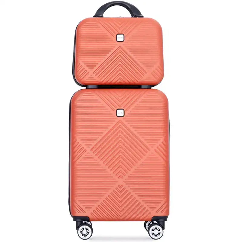 4-Piece Lightweight Travel Luggage Set – Large Capacity Spinner Suitcases with Double Wheels