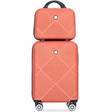 4-Piece Lightweight Travel Luggage Set – Large Capacity Spinner Suitcases with Double Wheels