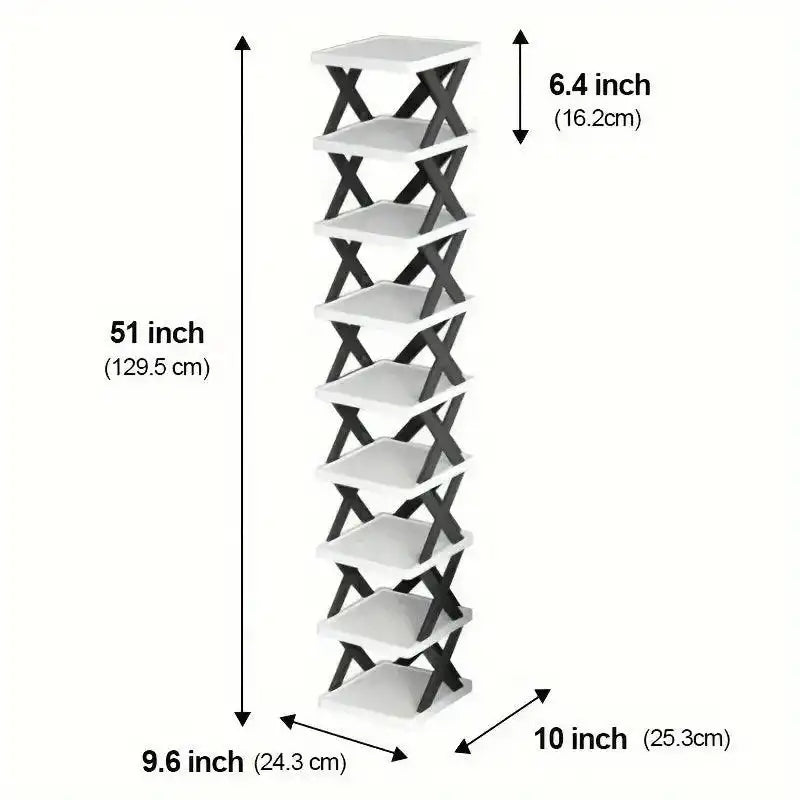 Shoe Organizer Rack – Multi-Layer, Detachable, Space-Saving Shelf for Home Use - PulinGO