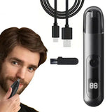 Electric Nose Hair Trimmer – USB Rechargeable Nose, Ear & Eyebrow Clipper with Precision Blades for Men’s Grooming