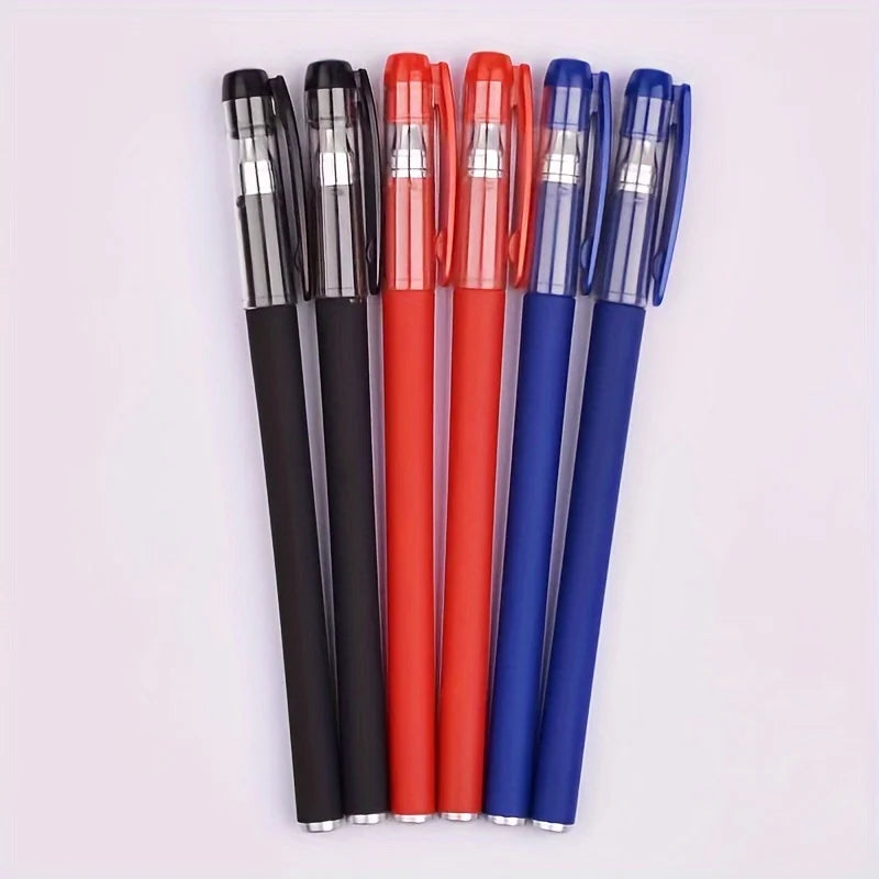 30-Piece Gel Pen Set – Red, Black & Blue Ink Pens for Students, Exams, Office & School Writing Essentials