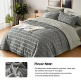 Solid Color Floral Comforter Set – Lightweight & Breathable Microfiber Bedding (Queen / All-Season / Machine Washable)