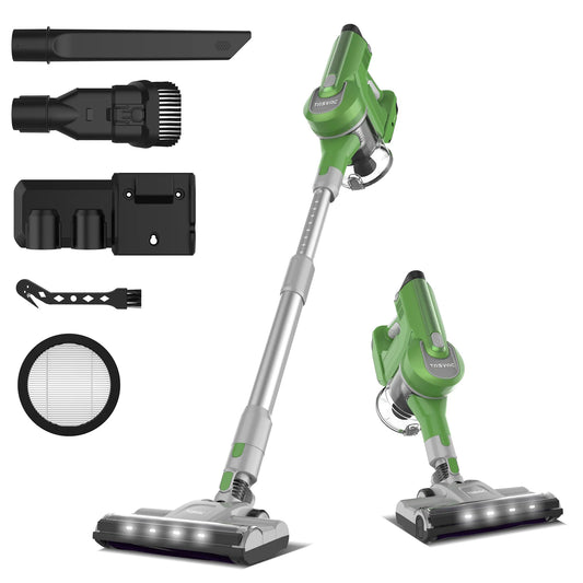 TASVAC S8 Cordless Vacuum Cleaner – 28KPa 260W 9-in-1 Stick Vac for Hardwood, Pet Hair & Car Cleaning