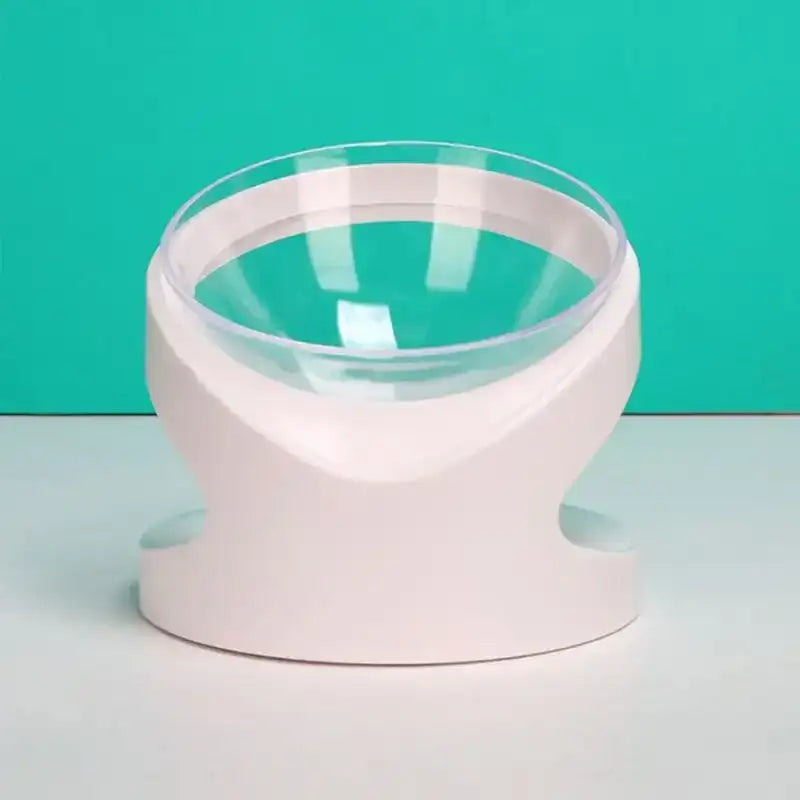 High-Foot Raised Pet Bowl – Anti-Overturn Elevated Feeder with Food & Water Combo
