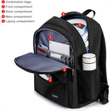 15.6" Water-Resistant School Laptop Backpack – USB Charging Bookbag for Teen Boys & College Students | Durable Study Daypack