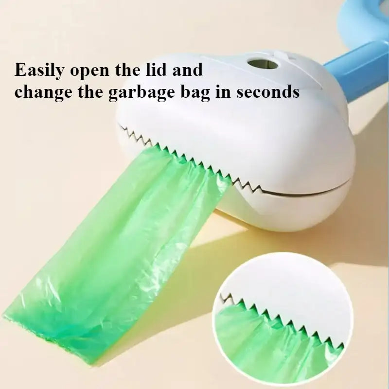 Pet Poop Picker – Portable Dog Potty Picker Tool with Bag Storage for Clean Walks