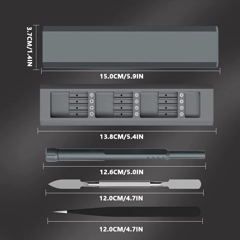 44-in-1 Precision Screwdriver Kit – Magnetic Mini Set for Electronics, Mobile, Laptop & Home Repair
