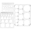 Drafting Building Templates – Large & Small Drawing Stencils for Office, School & Architectural Planning