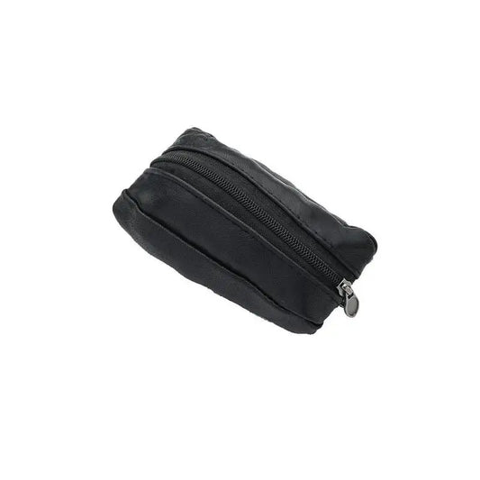 Genuine Leather Keychain Change Bag For Men Women FashiGenuine Leather Keychain Change Bag – Unisex Mini Clutch Organizer & Portable Coin Storage Pouchonable Clutch Key Holder Organizer Mini Portable Coin Change Storage Bag