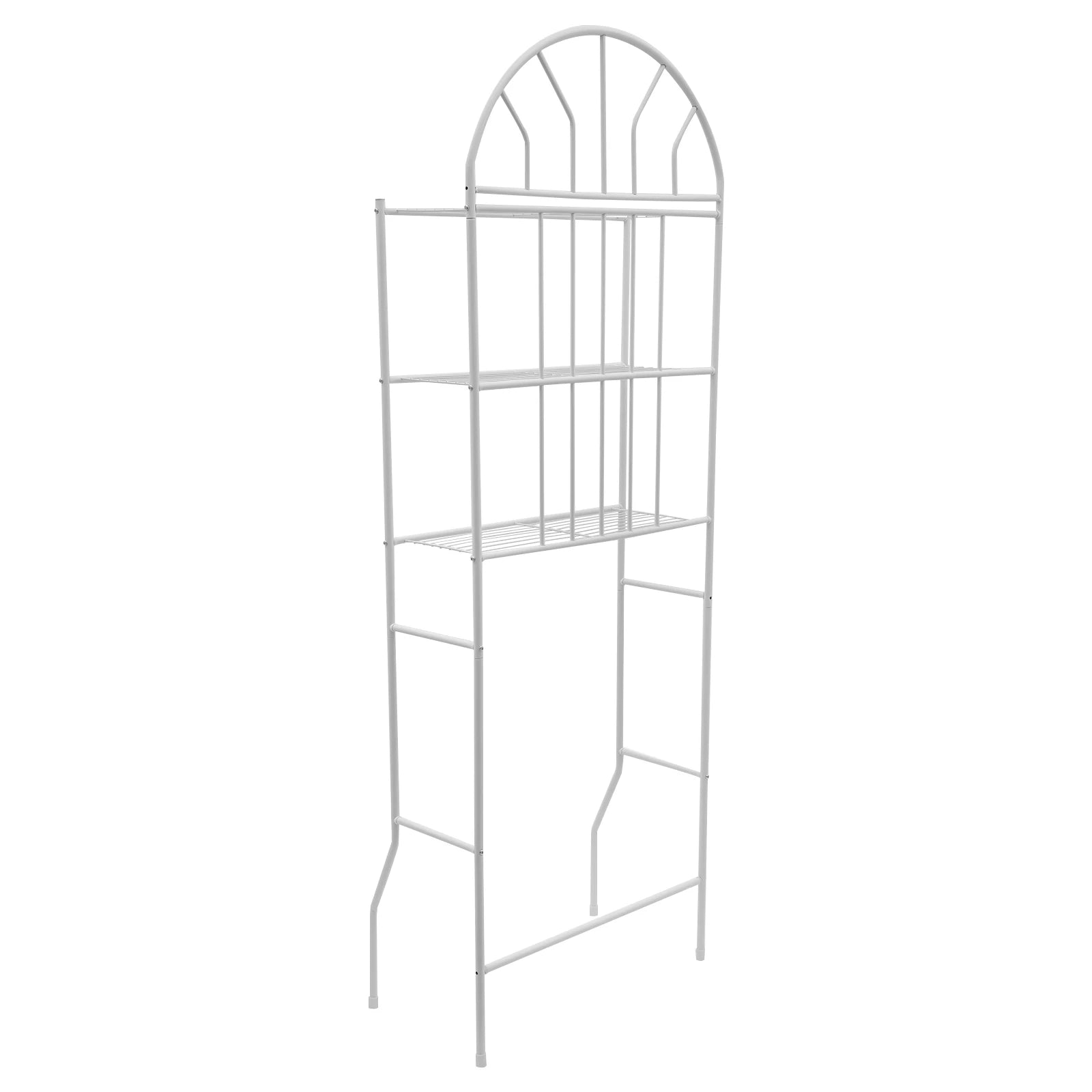 3-Tier Over The Toilet Storage Rack – Freestanding Metal Bathroom Shelf, Space-Saver Organizer