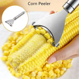 304 Stainless Steel Corn Planer with Ergonomic Handle – Corn Peeler & Vegetable Cutter Tool