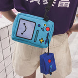 Cute Cartoon Student Backpack — Funny Robot/Game Console School Bag with Large Travel Capacity