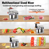 SucceBuy 6-inch Stand Mixer – 450 W, 6 Speeds, LCD Timer, 7.4 Qt Stainless Steel Bowl with Tilt-Head 🥧⏱️
