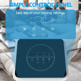 8000 BTU Portable Air Conditioner with Dehumidifier & Remote Control – Compact AC for Bedroom & Medium Rooms up to 350 sq ft