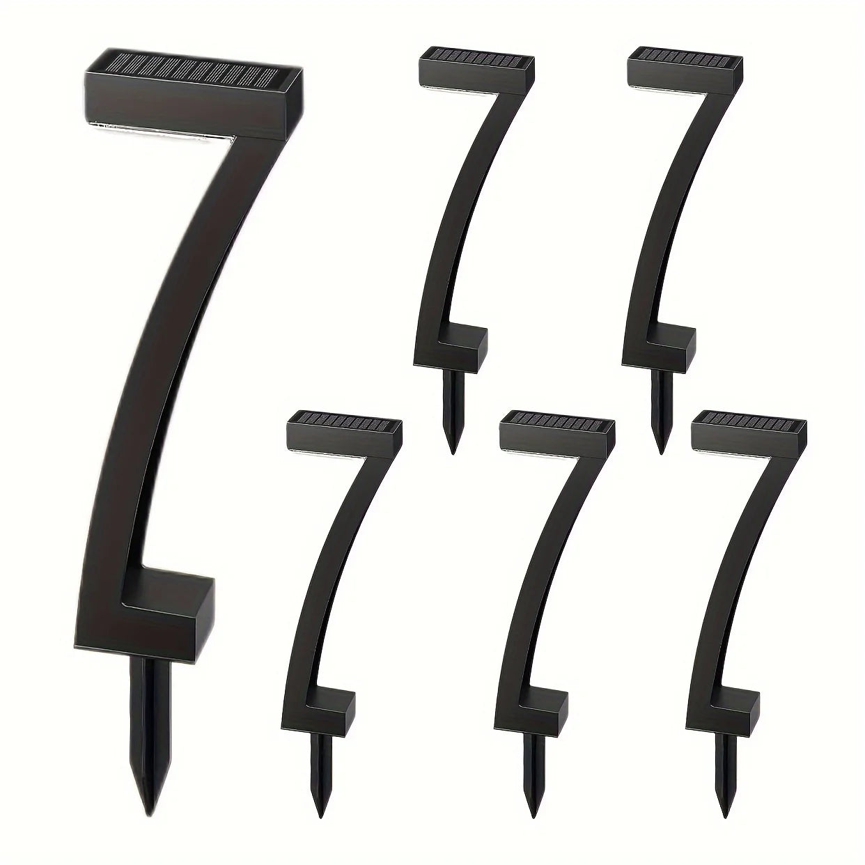 6-Pack Bright Solar Outdoor Pathway Lights – 12H Solar Garden Landscape Lights with Auto On/Off for Yard & Walkway