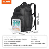 VEVOR 40L Tactical Rucksack – Molle Compatible Outdoor Assault & Camping Backpack